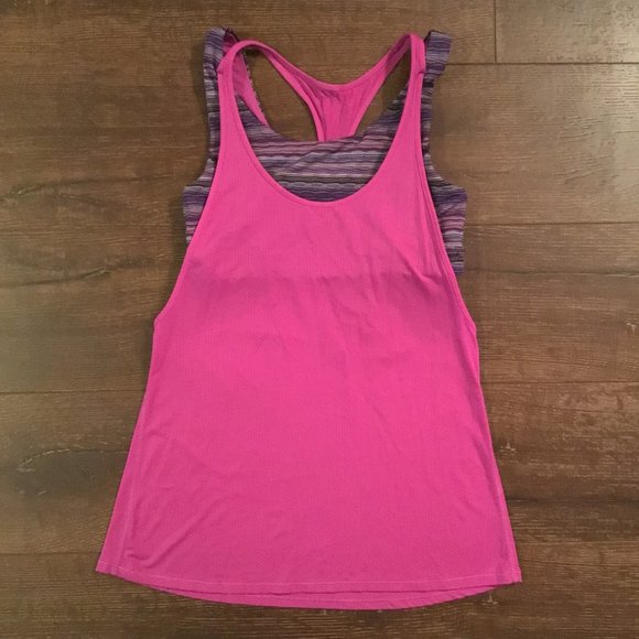 NEW! Lululemon All Sport Support Tank & Bra 8 in Ultra Violet/Space Dye Twist - Picture 3 of 5